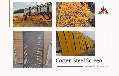 Corten Steel Privacy Screen